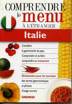 Comprendre le menu en Italie